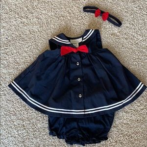 18m Navy blue Sailor dress